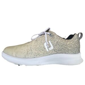 Footjoy Womens Leisure Golf Shoes 92922 Ivory White Spikeless Low Top Size 10M
